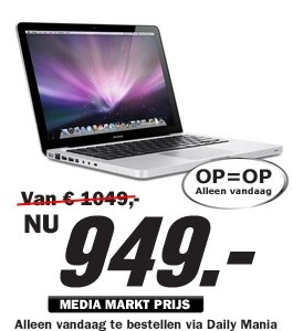 Daily Mania - Apple MB466 - MacBook 13,3" Aluminium Unibody