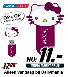 Daily Mania - Dane-Elec Hello Kitty 2GB. - USB stick