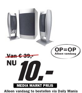 Daily Mania - EDNET Spectros 400 - 2.1 multimedia speakerset
