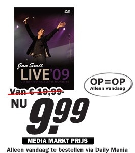 Daily Mania - Jan Smit - Live'09 DVD