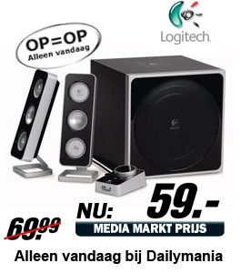 Daily Mania - Logitech Z-4 Zwart - 2.1 Multimedia speakers