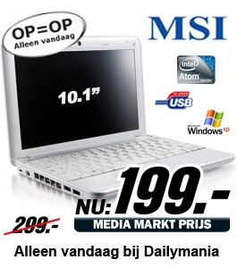Daily Mania - MSI Wind U100 - Netbook