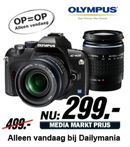 Daily Mania - Olympus E420 14-42MM + 40-150MM kit - Digitale spiegelreflexcamera