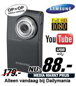 Daily Mania - Samsung HMX-U10 - Full-HD Pocketcamcorder