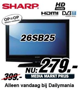 Daily Mania - Sharp 26SB25 - HD-Ready LCD TV
