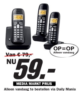 Daily Mania - Siemens dect telefoon - Ac160 triple