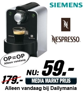 Daily Mania - Siemens TK 30N01 - Nespresso apparaat