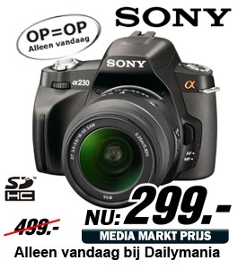 Daily Mania - Sony A230L 18-55mm kit - Digitale spiegelreflex camera