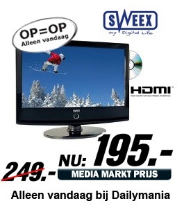Daily Mania - Sweex TV022 - LCD/DVD combi
