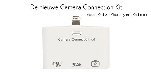 Day Dealers - PRIMEUR: Camera Connection Kit voor iPhone 5, iPad 4 en iPad mini