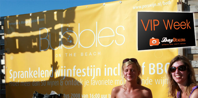 Day Dealers - Toegangskaart voor Bubbles On The Beach 2011 (wijnproeverij/barbecue/strandfeest)