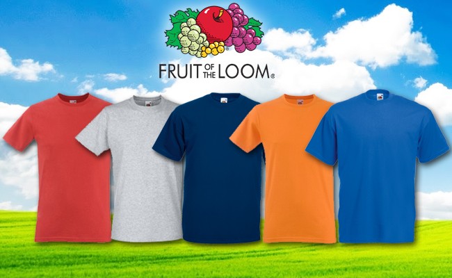 Deal Digger - 6 X Gekleurde Fruit Of The Loom T-shirts