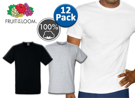 Deal Donkey - 12 Fruit Of The Loom T-Shirts