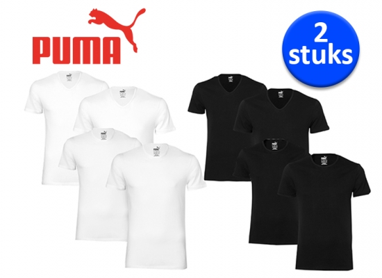 Deal Donkey - 2 Witte Of Zwarte Puma T-Shirts