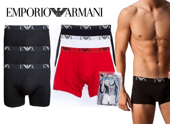 Deal Donkey - Emporio Armani 3-Pack Herenboxers