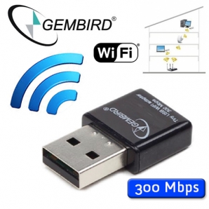 Deal Donkey - Gembird Mini Wifi Versterker, 300 Mbps