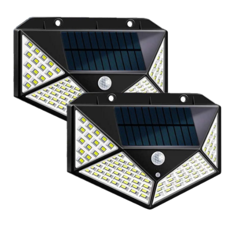 Deal Donkey - Led Solar Buitenlampen Met Bewegingssensor - Dag/Nacht Sensor - Set Van 2