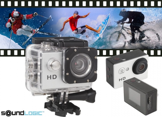 Deal Donkey - Soundlogic Action Pro 1080P Ultra Hd Sports Camera - Waterproof