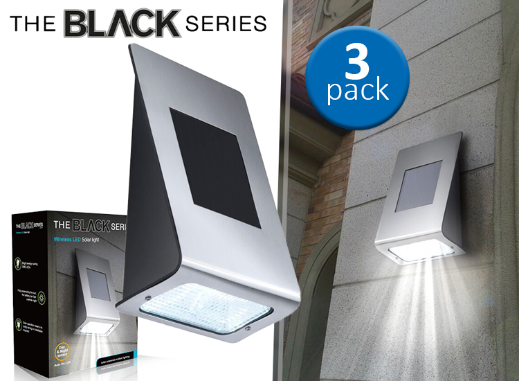 Deal Donkey - The Black Series - Led Solar Light - 3-Pack