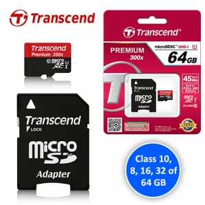 Deal Donkey - Transcend 8, 16, 32 Of 64 Gb Micro Sd Kaart