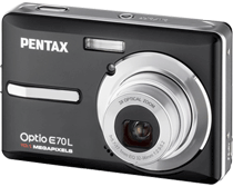 Dixons Dagdeal - Pentax Optio E70l Digitale Camera Zwart