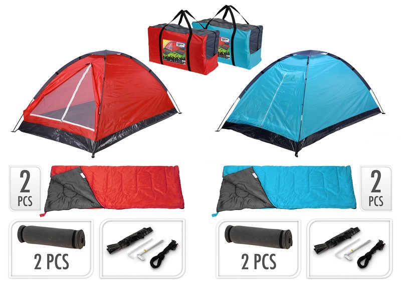 Doebie - Complete 5 delige campingset in 2 kleuren leverbaar vanaf 65,00 en GRATIS