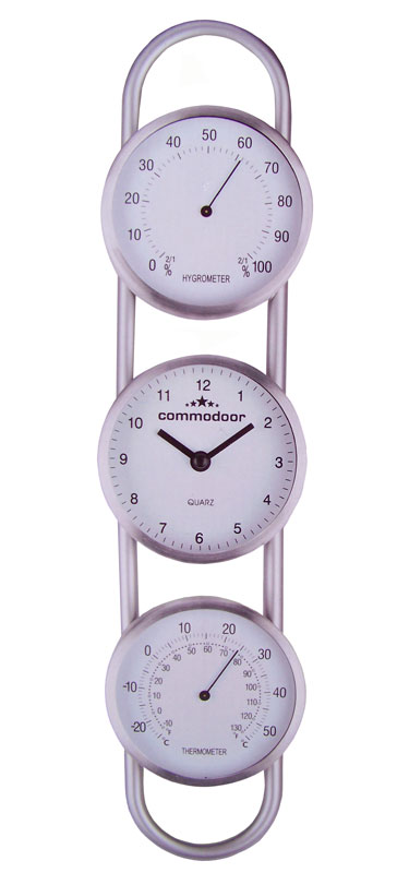Doebie - Klok thermometer en hygrometer modern design