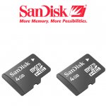 Doebie - SanDisk microSDHC� 4GB + SD adapter duo pack