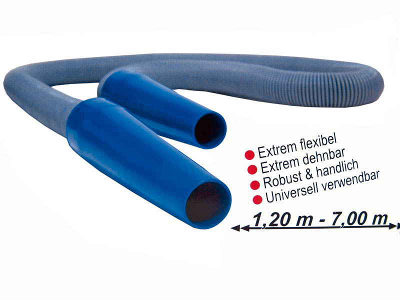 Doebie - Universele flexible stofzuigerslang uitrekbaar tot 7 meter vanaf
