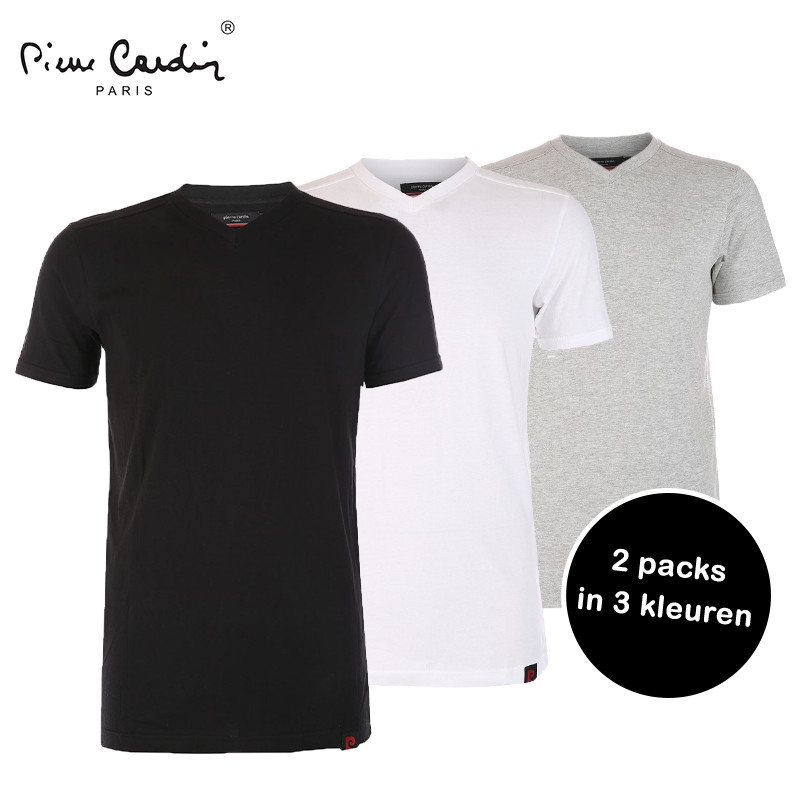 Elke dag iets leuks - Pierre Cardin 2 Pack Basic T-Shirts