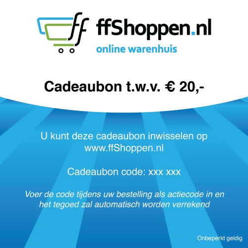 Gadgetknaller - Cadeaubon ffShoppen.nl