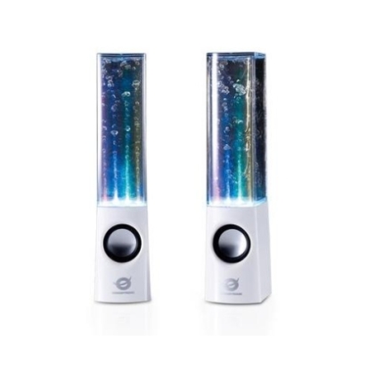 Gadgetknaller - Dancing Water Speakers White