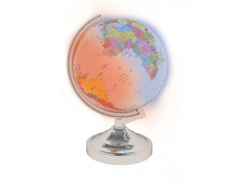 Gadgetknaller - Wereldbol Globe Met Verlichting Kleur