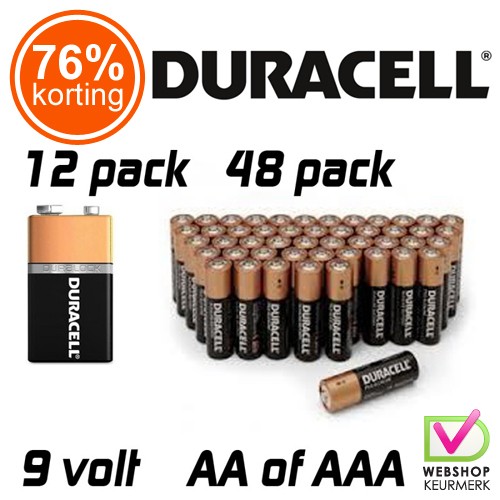 Gave Aktie - Duracell Alkaline Batterijen