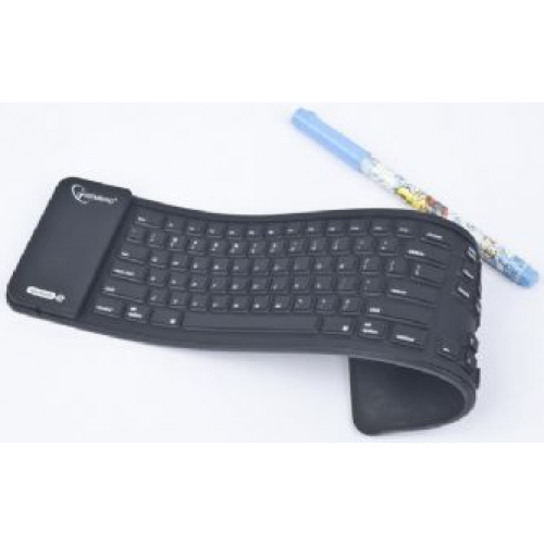 Gave Aktie - Gembird Flexibel Bluetooth Keyboard met speciale Apple toetsen