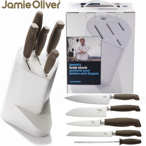 Gave Aktie - Jamie Oliver Professionele Messenset Met Blok