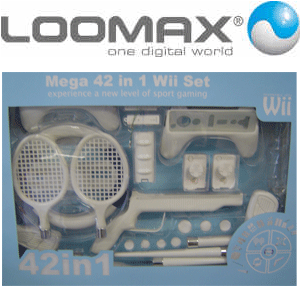 Gave Aktie - Loomax Mega 42 In 1 Set Voor De Nintendo Wii