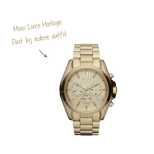 Gave Aktie - Luxe Gouden Horloge