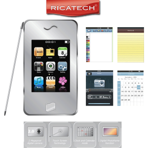 Gave Aktie - Ricatech 4Gb Mp5 Speler Met Touch Screen En Camera