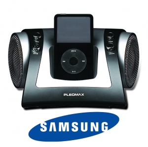Gave Aktie - Samsung Pleomax Speaker Voor Alle Ipods En Mp3 Spelers