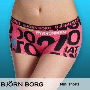 Goeiemode (v) - Björn Borg Mini Shorts