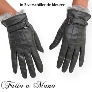 Goeiemode (v) - Leren Handschoenen Van Fatto A Mano