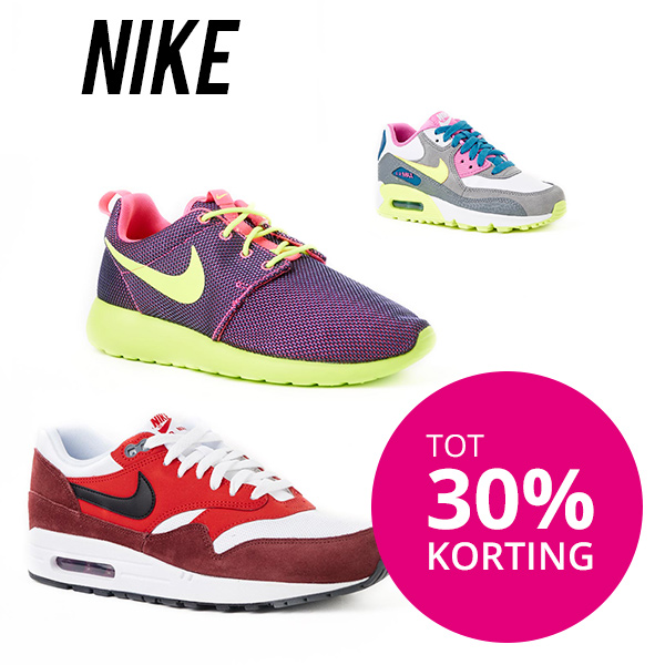 Goeiemode (v) - Nike Air Max met 30% korting