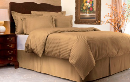 Golden Deals - Hotel linnen dekbedovertrek verkrijgbaar in 3 maten en de kleuren wit, crème, taupe en zwart!
