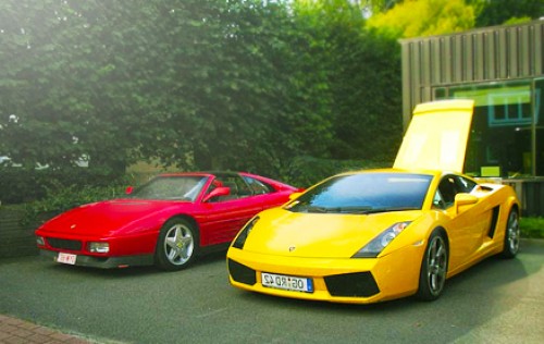 Golden Deals - Rij nu in een Ferrari 348 en/of Lamborghini Gallardo!
