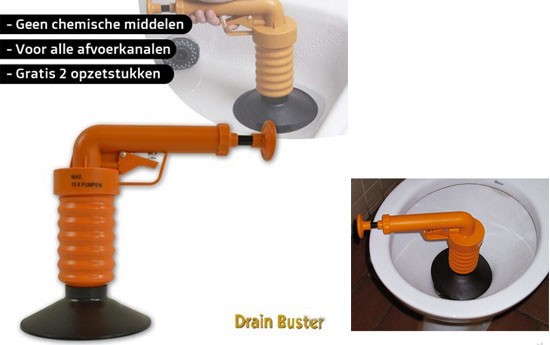 Group Actie - Drain Buster Ontstopper