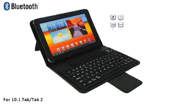 Group Actie - Maak Van Je Samsung Galaxy Tab Een Laptop Met Deze Luxe Samsung Hoes + Bluetooth Toetsenbord!
