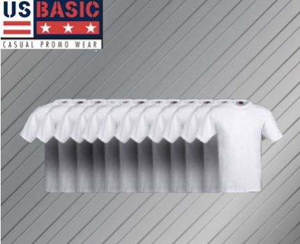 Groupdeal - 12 witte US Basic shirts; Goede kwaliteit shirts die overal bij passen