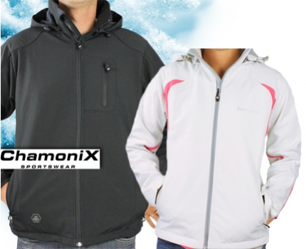 Groupdeal - 3-laags softshell outdoorjas van Chamonix!