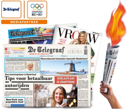 Groupdeal - 4 weken de Telegraaf; mis niets van de Olympische Spelen!